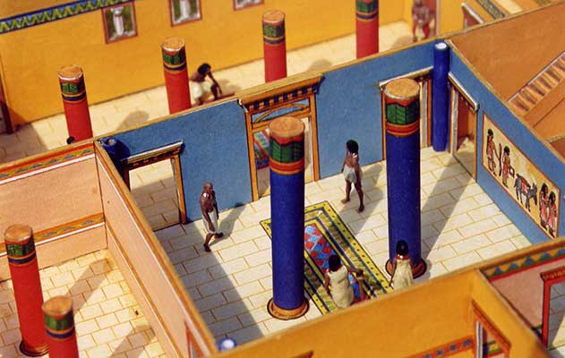 Ägyptisches Wohnhaus